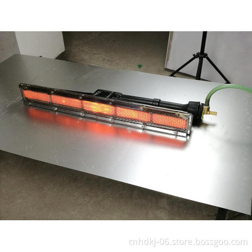 Cabinet controller infrared catalytic gas burner for powder coating oven